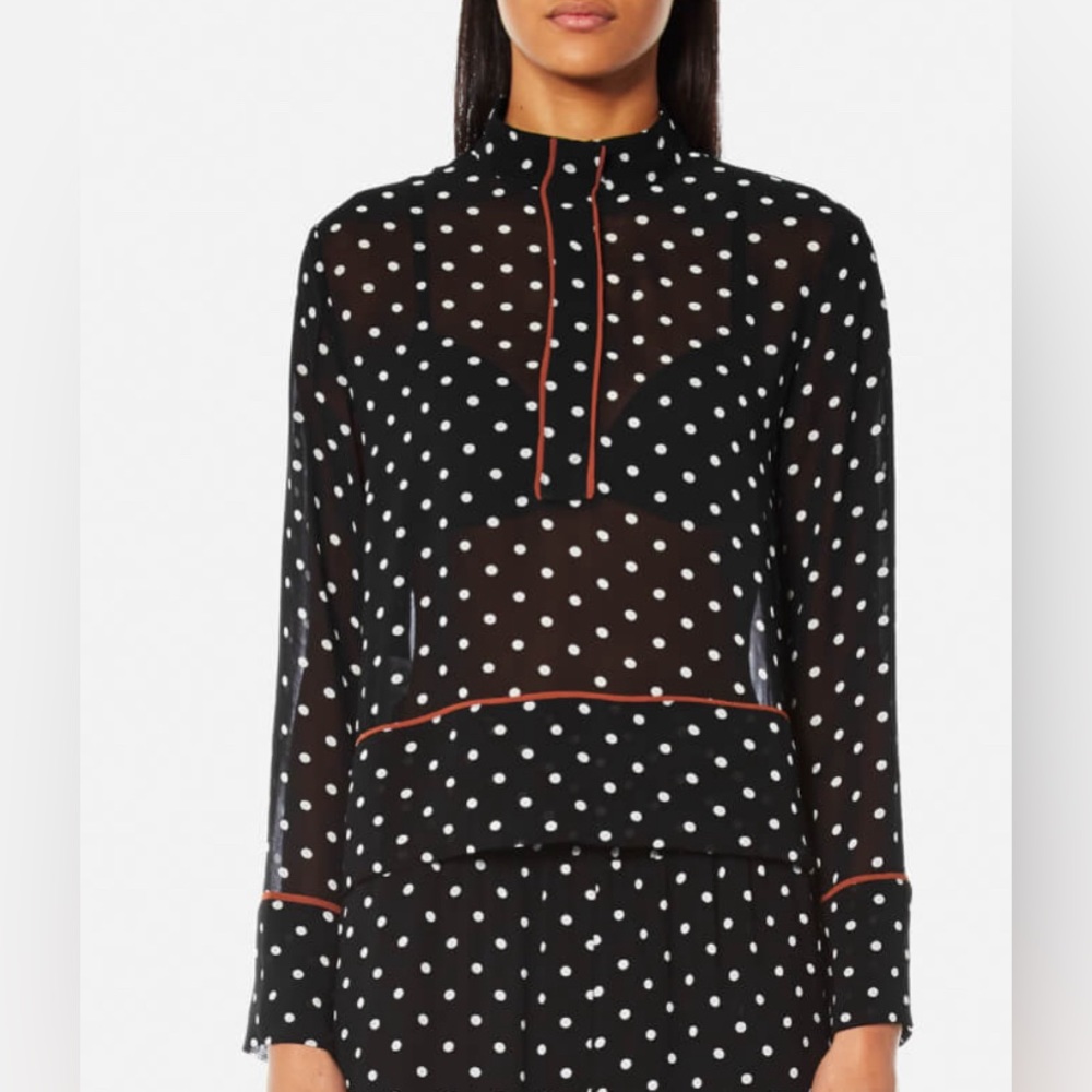 Ganni Monette Georgette Viscose blouse